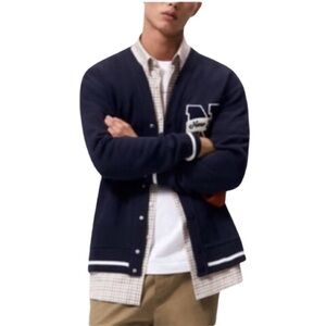 ZARA Men’s New York Graphic Snap Jacket